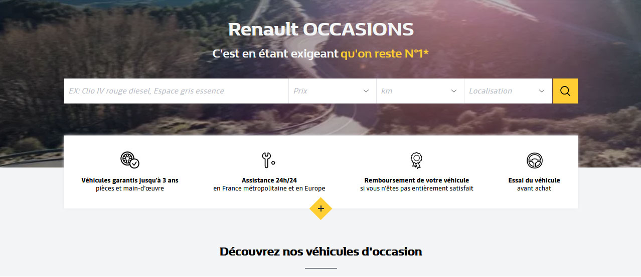 Renault Véhicules d'occasion multimarques